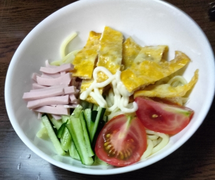 冷やし中華（きゅうり・ミニトマト・ハムetc..）