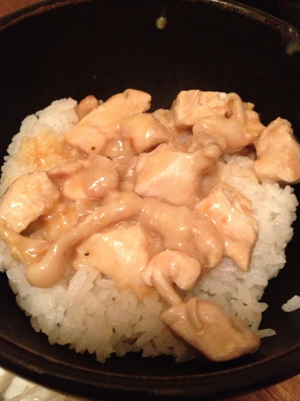 夏にピッタリ☆胸肉の梅味丼