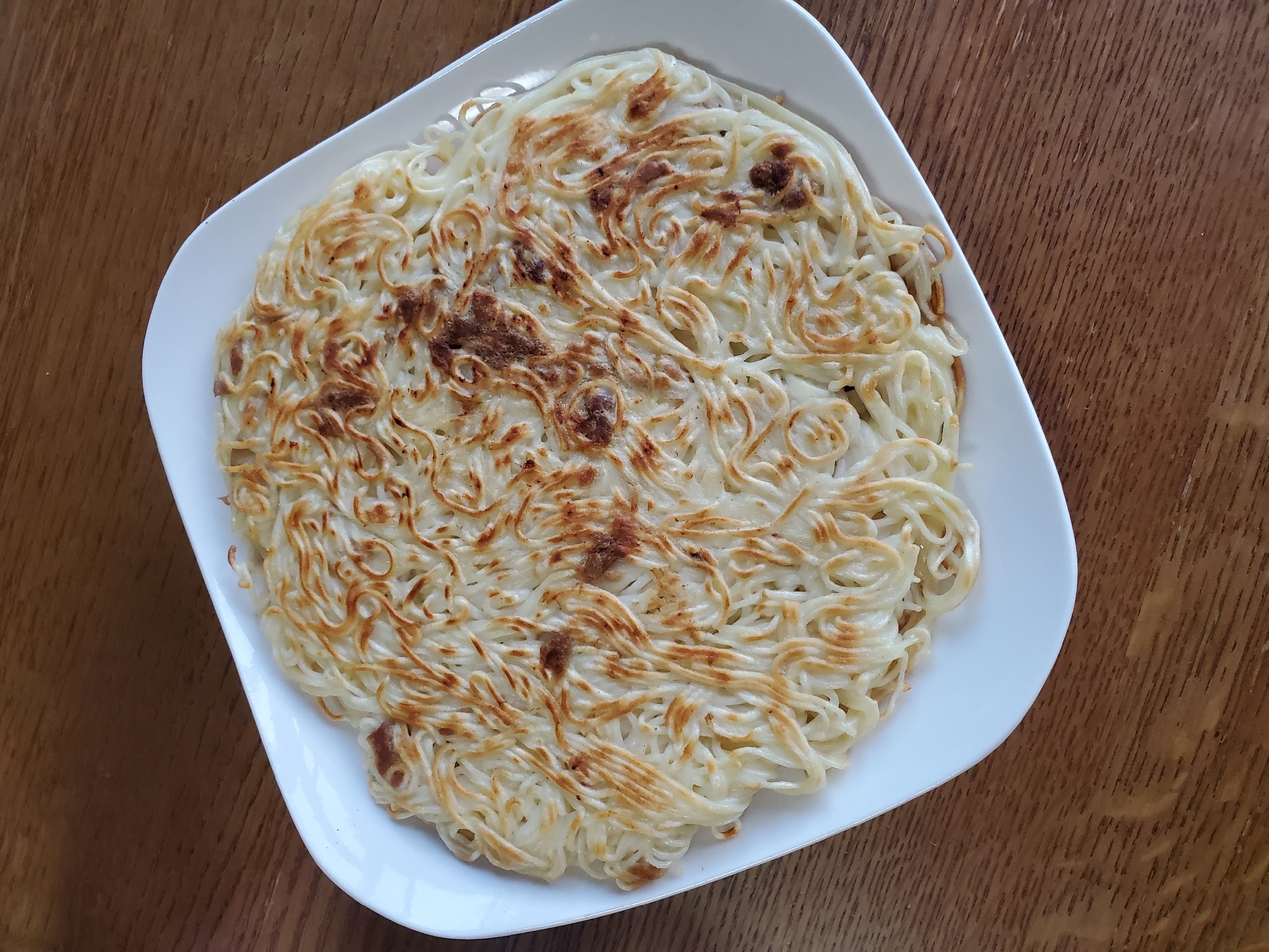 余ったそうめんでツナ卵そうめん