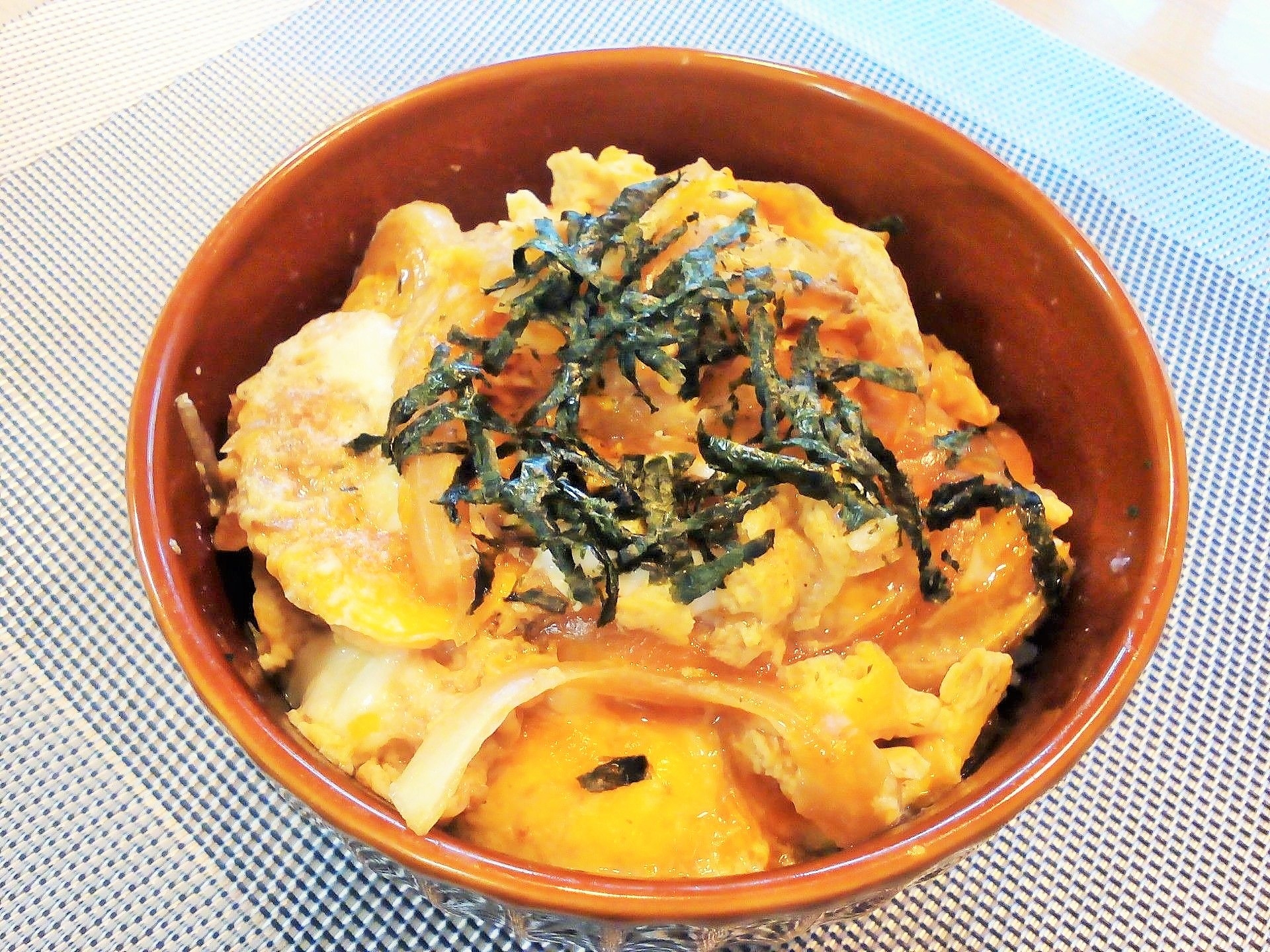 ♪チャーシューの煮汁で♡簡単玉子丼♪