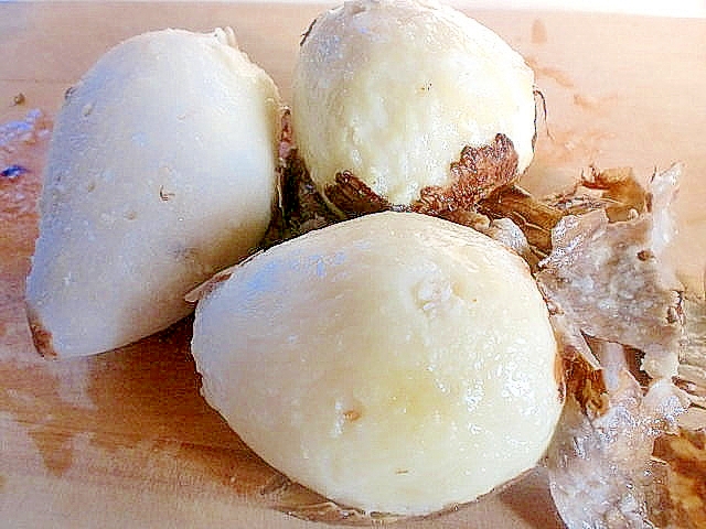 スルッと簡単 茹で剥き里芋の皮 レシピ 作り方 By Suzhoutomo 楽天レシピ
