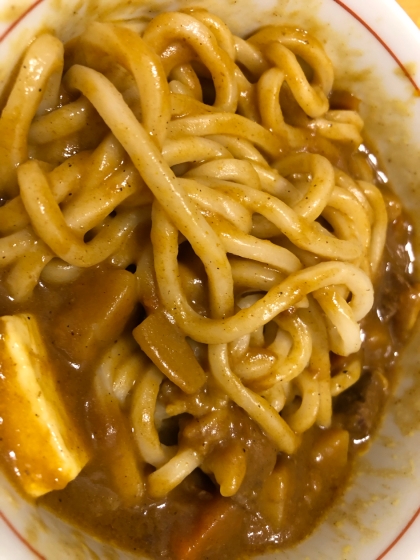 残ったカレーで作る☆カレーうどん