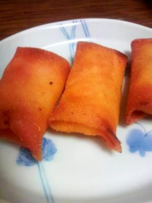 長芋とベーコンとチーズの春巻き