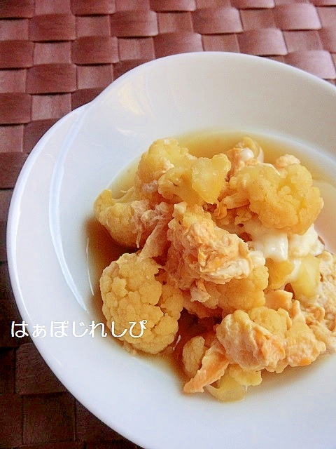 カリフラワーの卵とじ✿