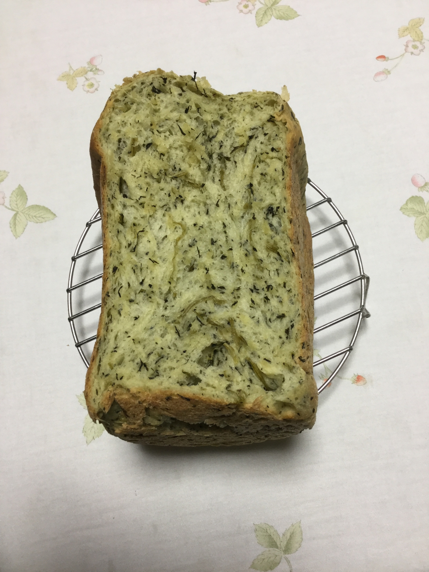 小松菜の食パン