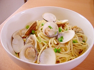 簡単♪はまぐりのパスタ