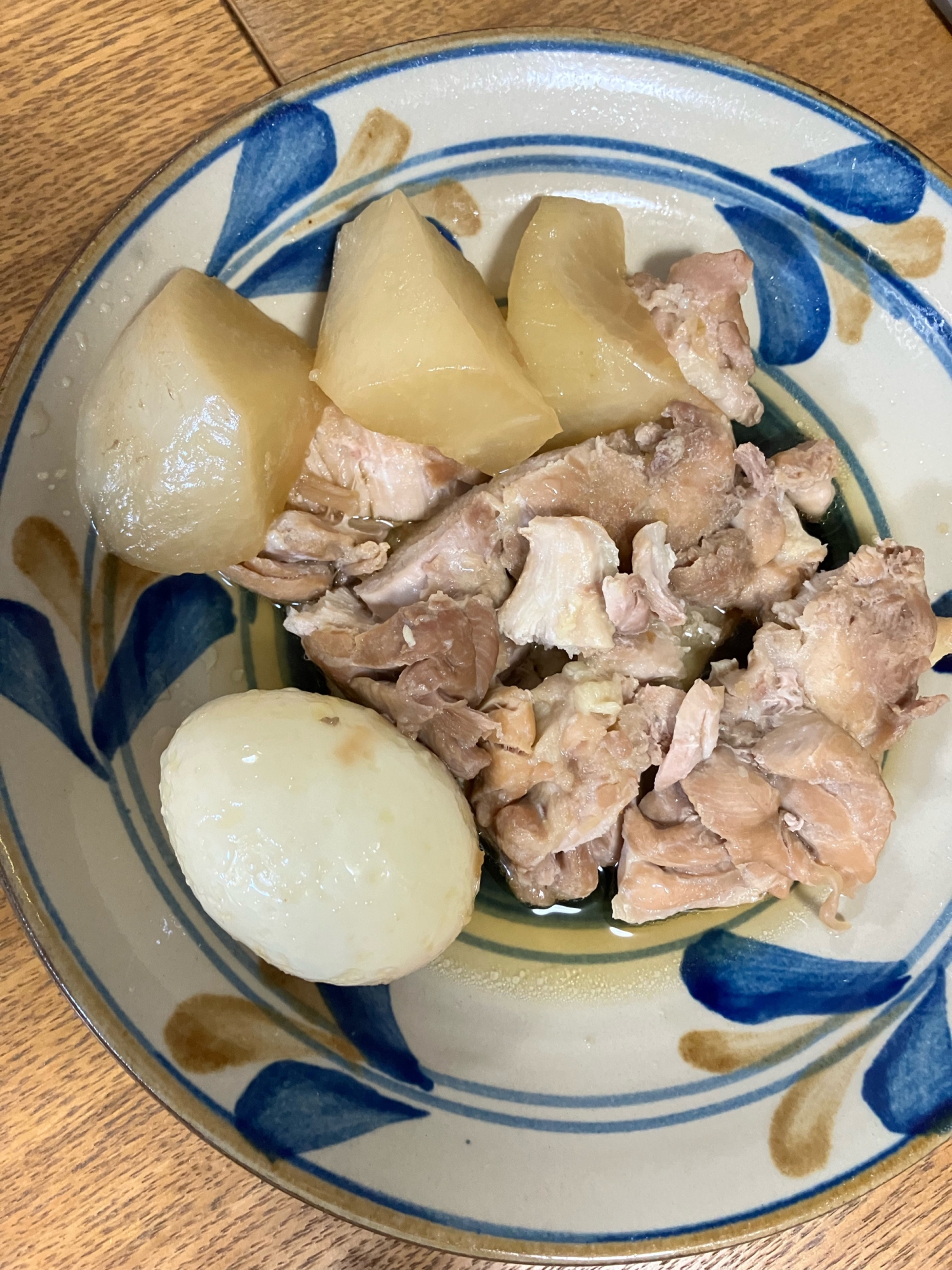 圧力鍋でほろほろ鶏もも煮