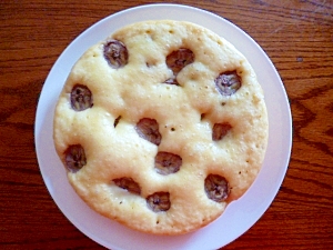 炊飯器で作るレーズンとバナナの蒸しパン