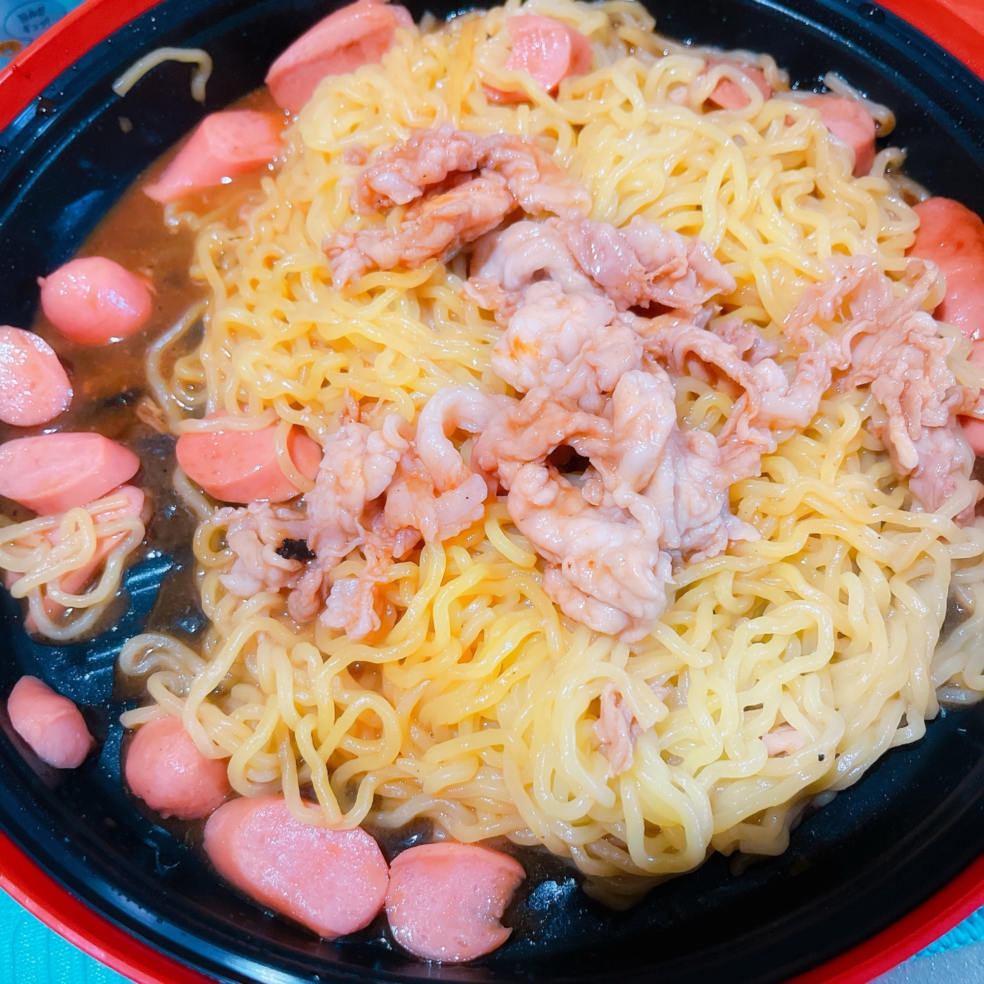 台湾焼きそば風￤中華麺￤レンチン￤簡単￤お弁当にも