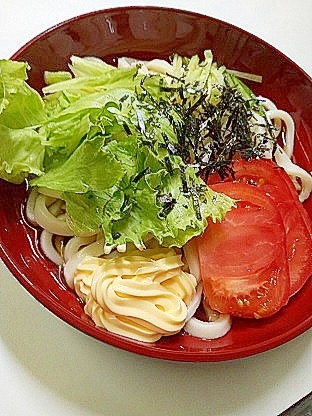 ぶっかけ冷やし野菜うどん