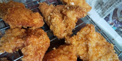 初チキンカツ、家族にも大好評でした。レパートリーが増えました。ありがとうございました!