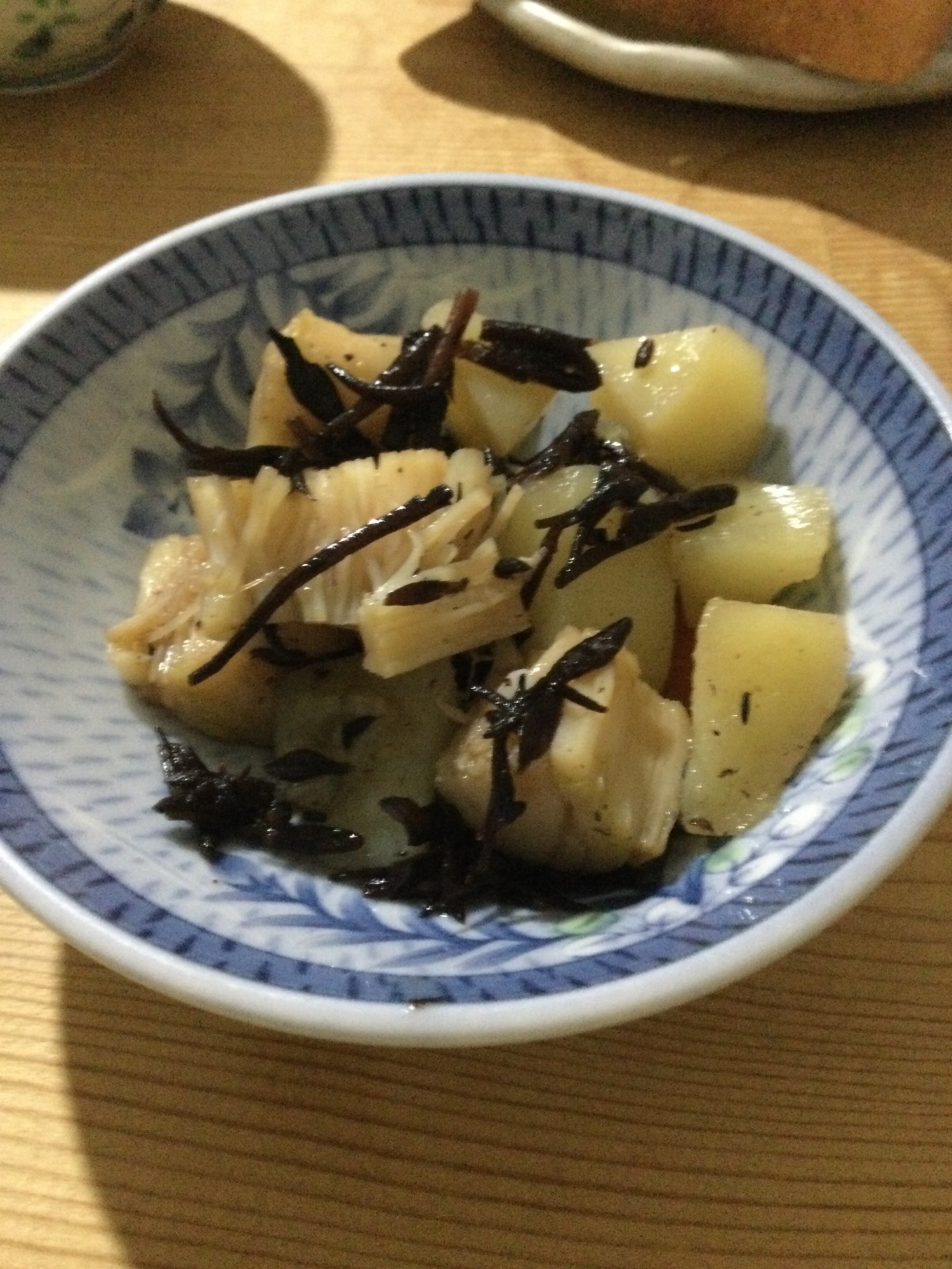 ホタテ貝柱じゃが芋芽ひじきの煮物♪