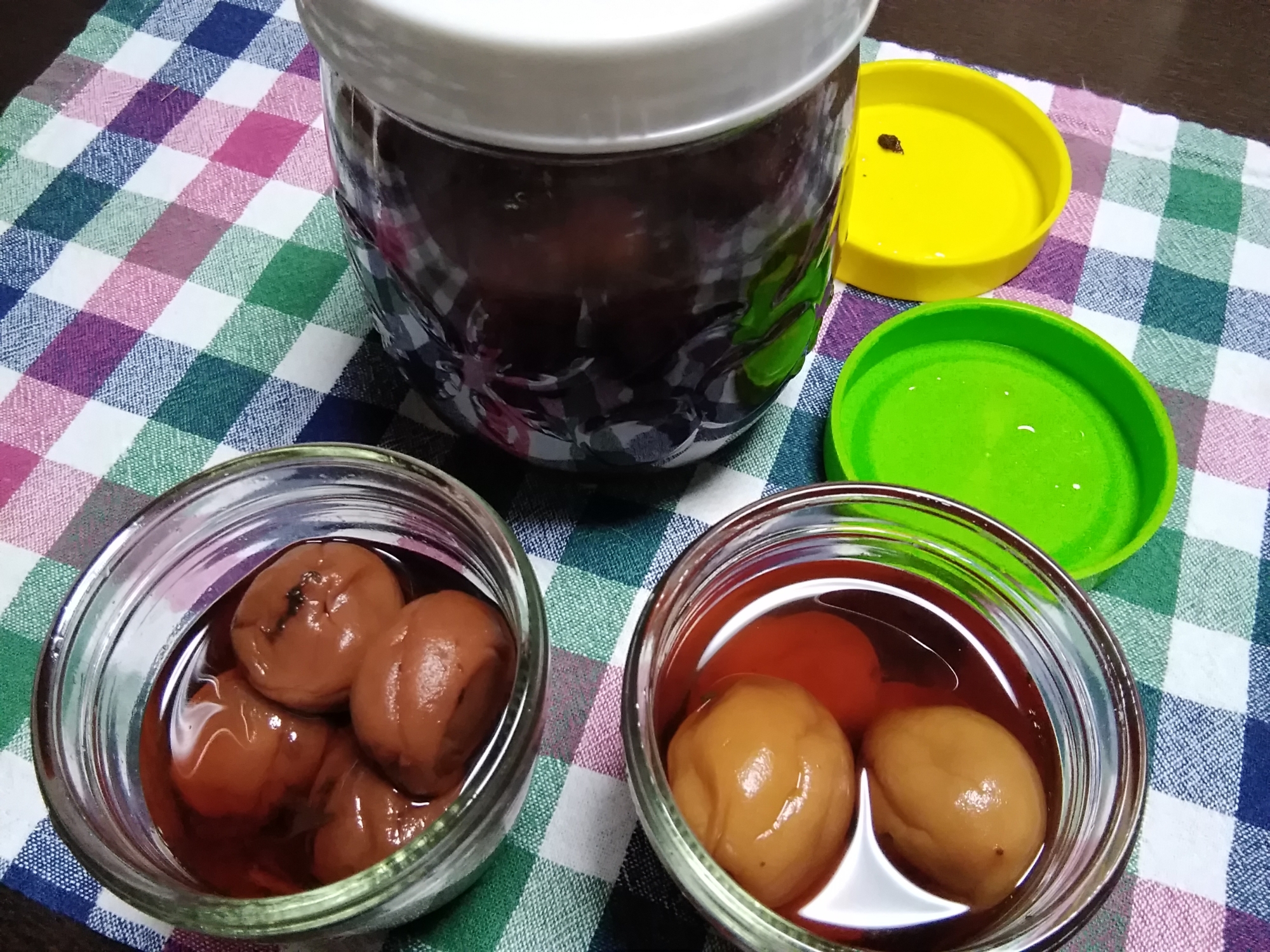 赤しその梅干し作り