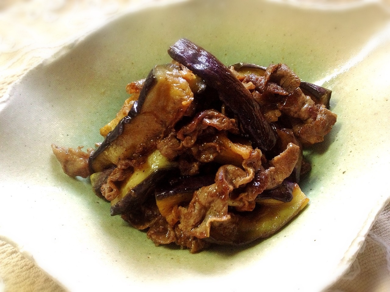 短時間でメインを ナスと牛肉のオイスターソース炒め レシピ 作り方 By ゆきmogu 楽天レシピ