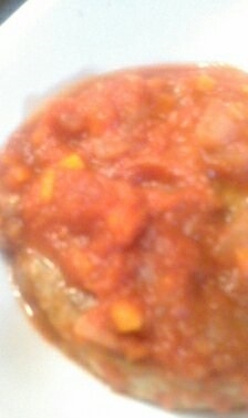缶詰を開け～レンチンそれだけで美味！サバのトマト煮