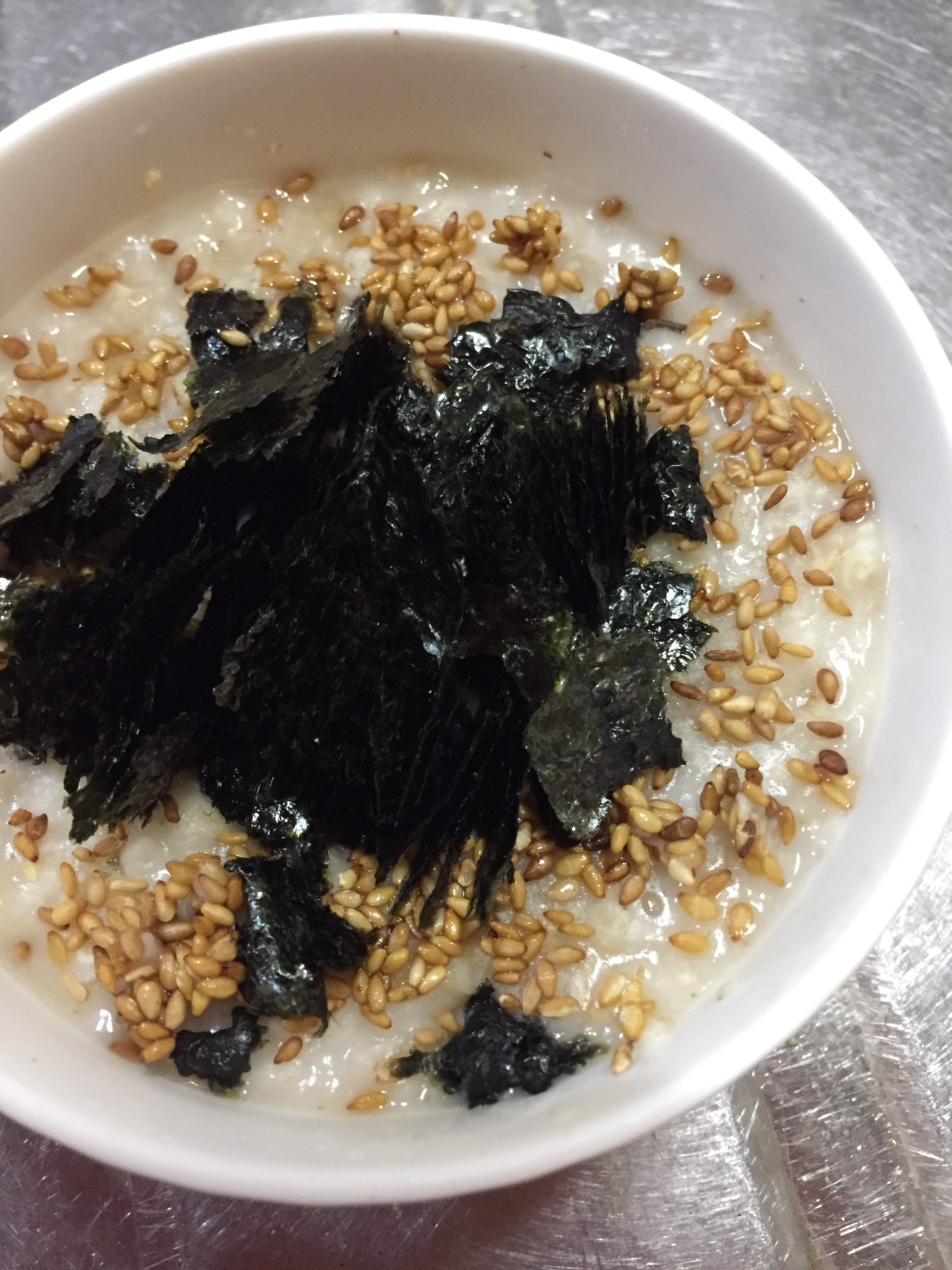 レンジで簡単 ごまと海苔の韓国風オートミール粥 レシピ 作り方 By りらっくママ お休み中 楽天レシピ レンジで簡単 ごまと海苔の韓国風オートミール粥 レシピ 作り方 By りらっくママ お休み中 楽天レシピ