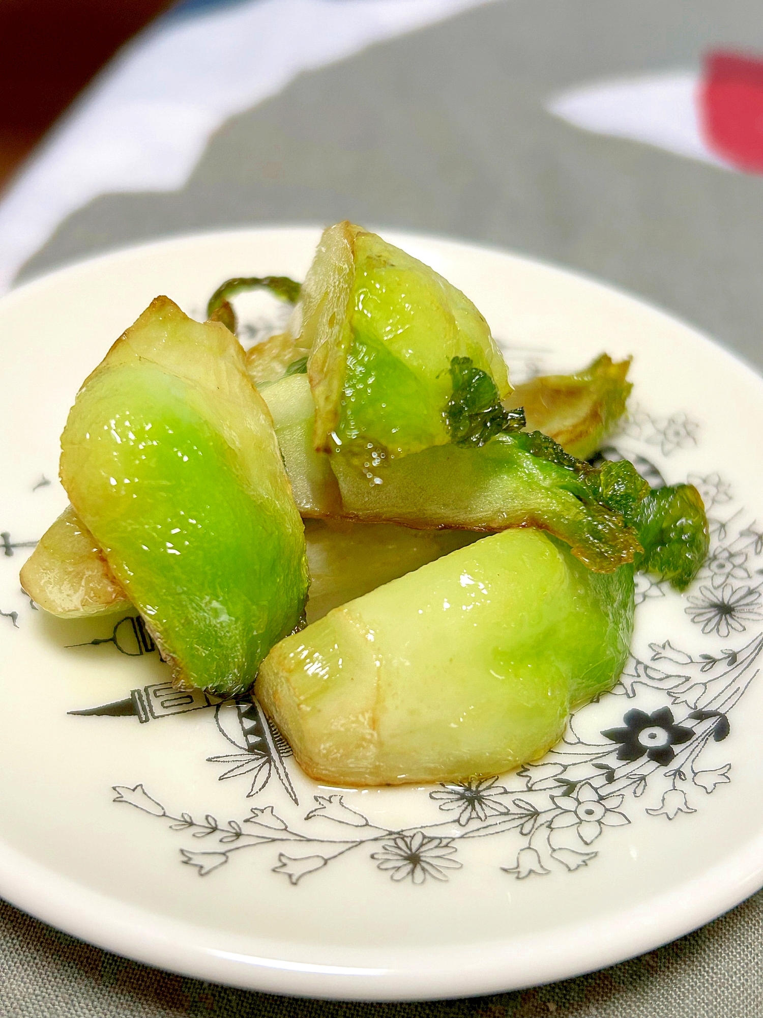 子持ちたかな（祝雷）のガーリックオイル★春★ワイン