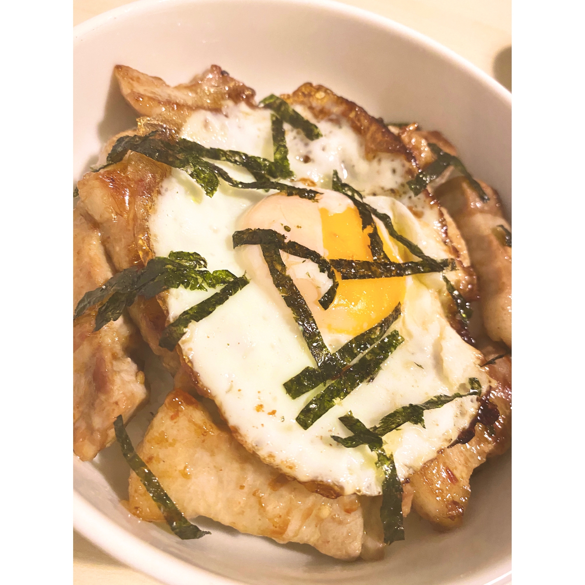 簡単！ワンパン！韓国風豚バラ丼★