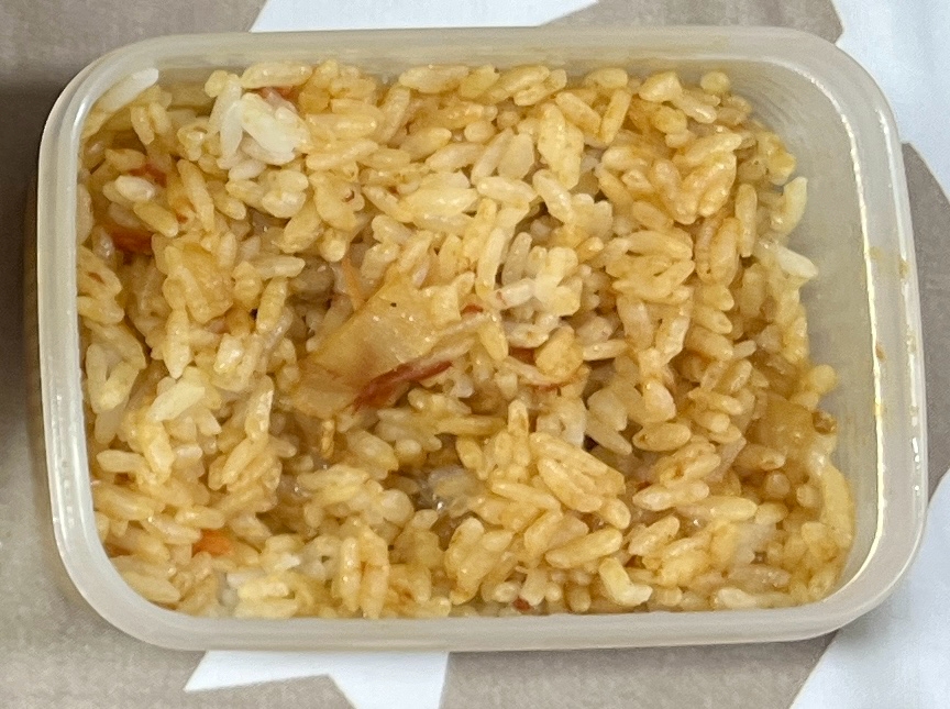 カレーと玉ねぎのチャーハン