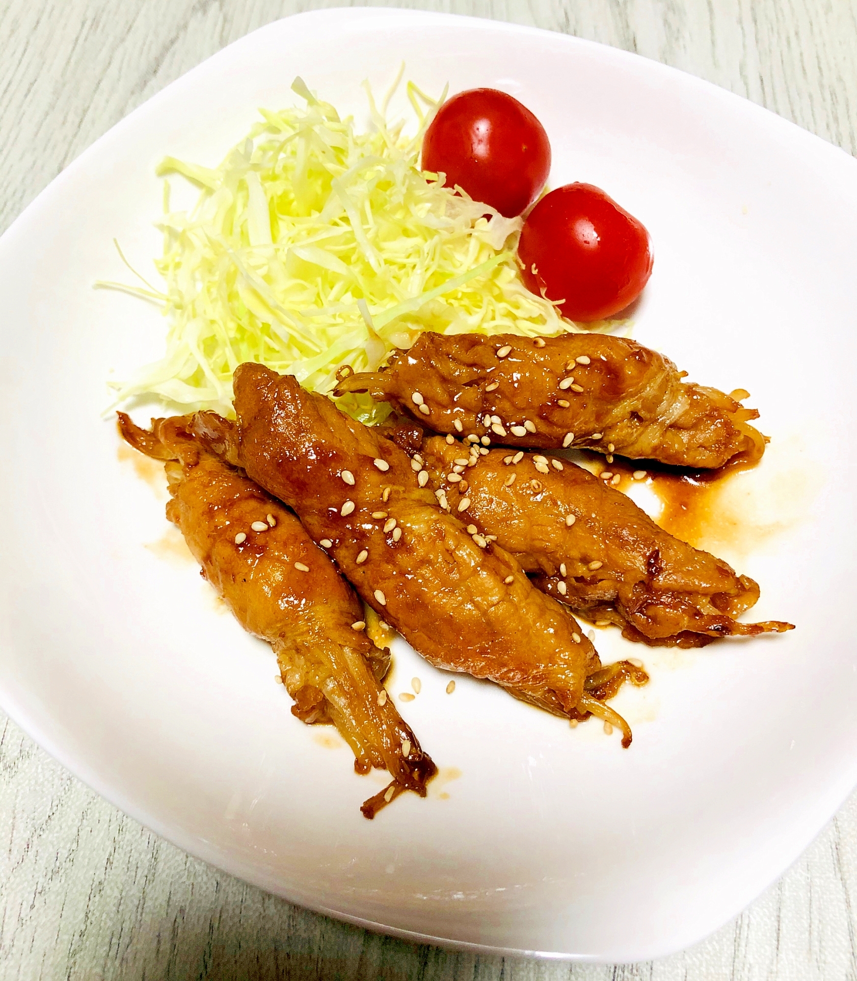 包丁要らず！もやしの豚肉巻き