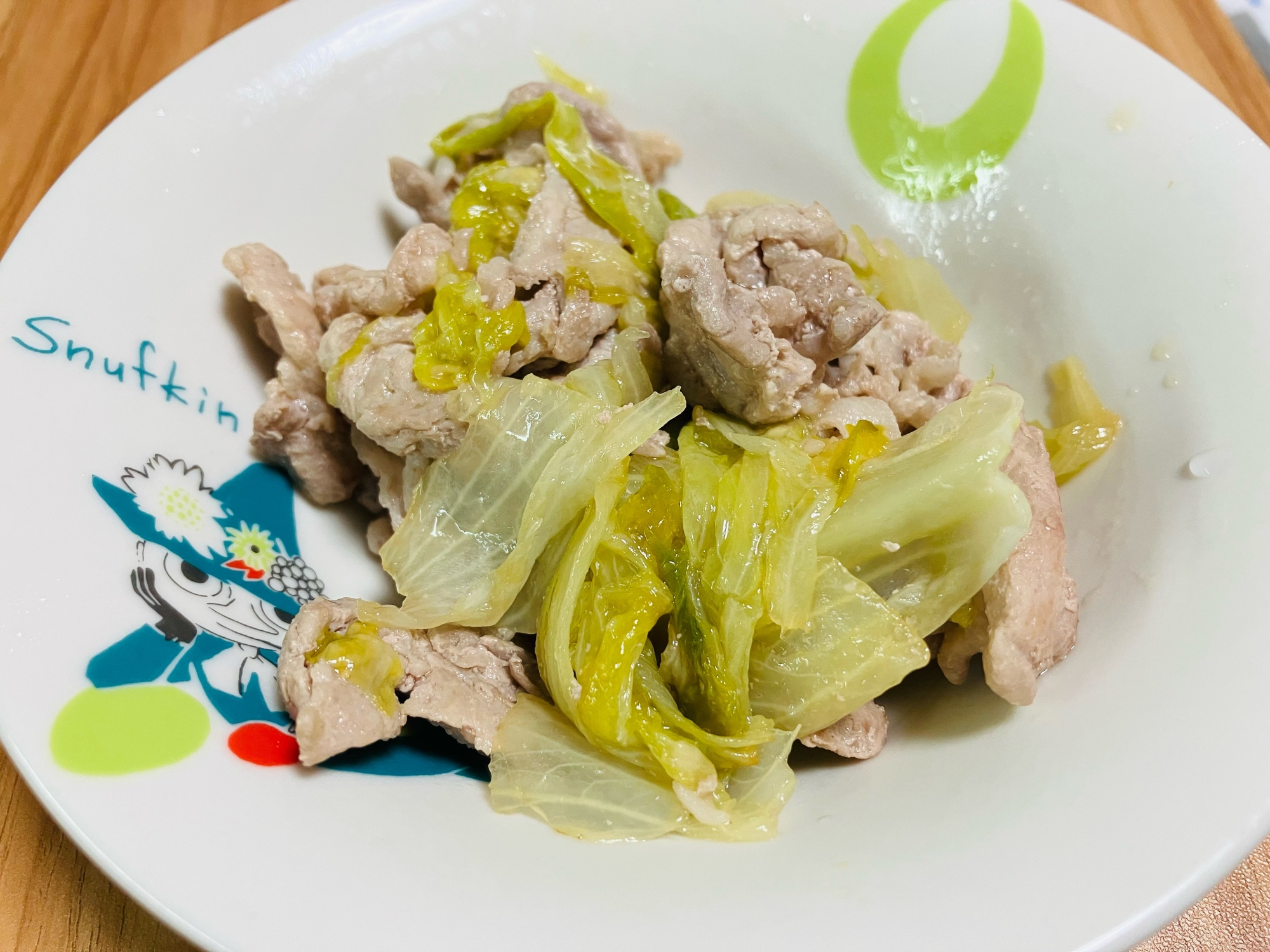 豚肉とレタスのレモン炒め