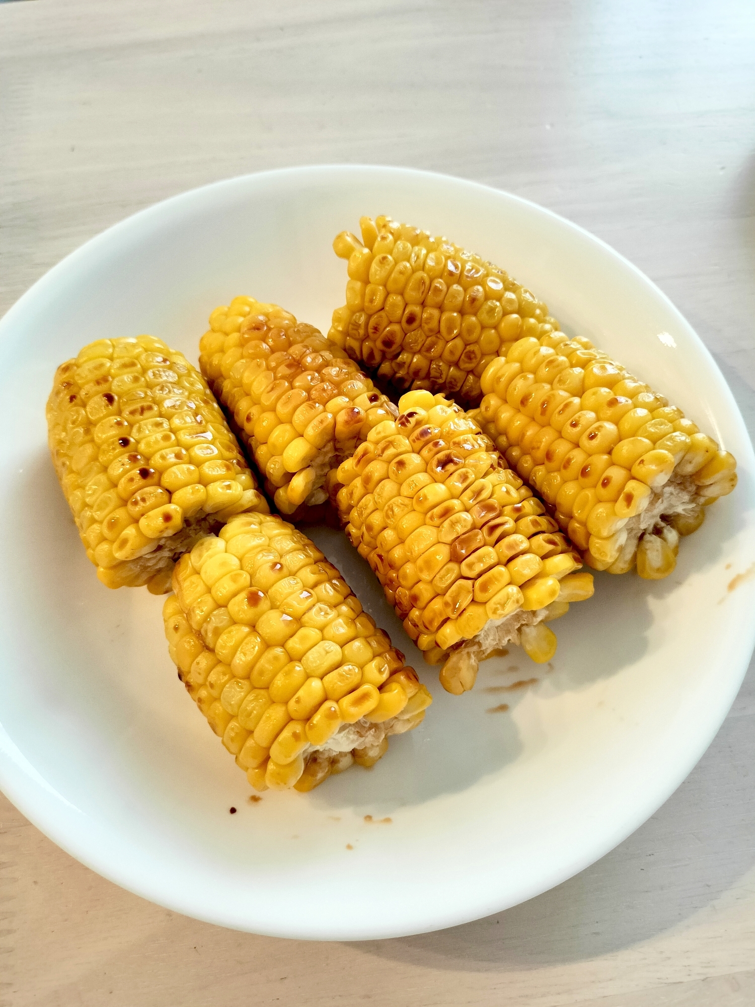 フライパンで完結❢焼きもろこし