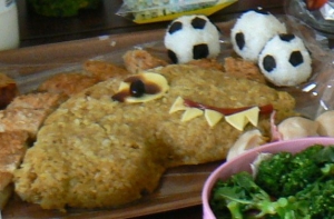 手軽にゴジラのカレーピラフ