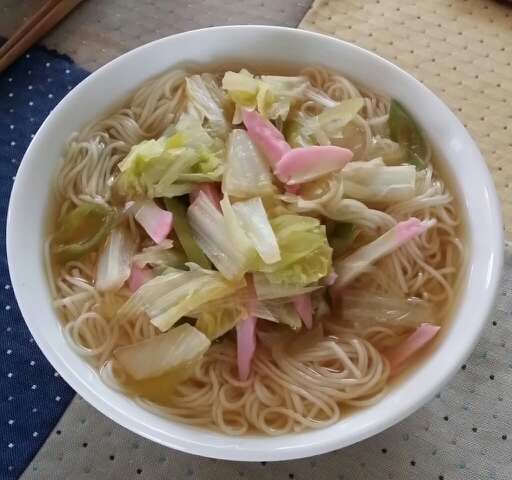 そうめん消費に☆さっぱりにゅうめん