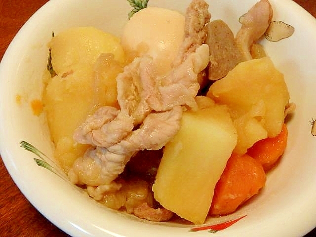 ホットクックで★ゆで卵入り肉じゃが