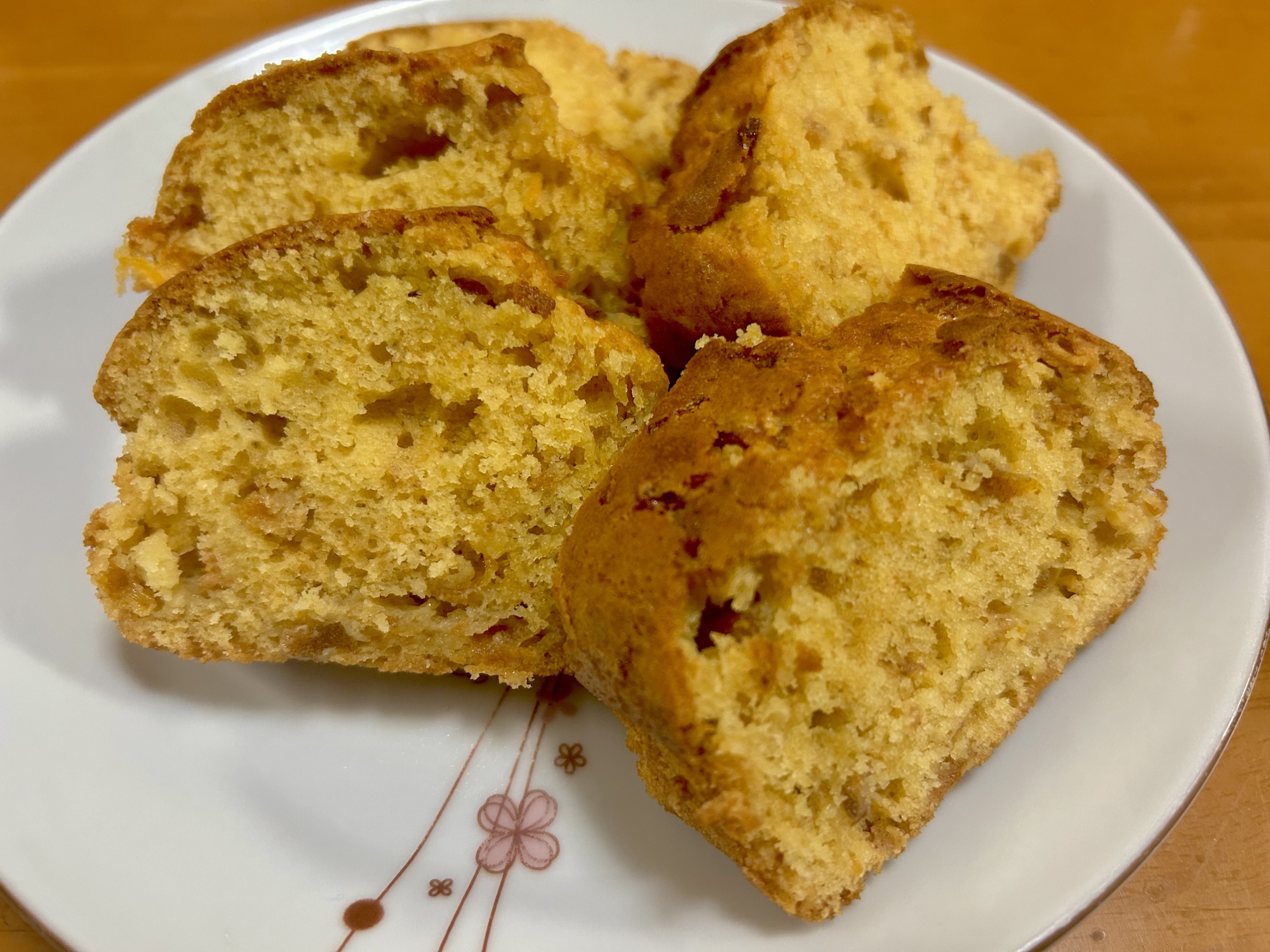 ホットケーキミックスで柿のパウンドケーキ