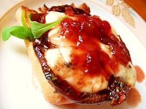 ポートベローマッシュルームピザのレシピ