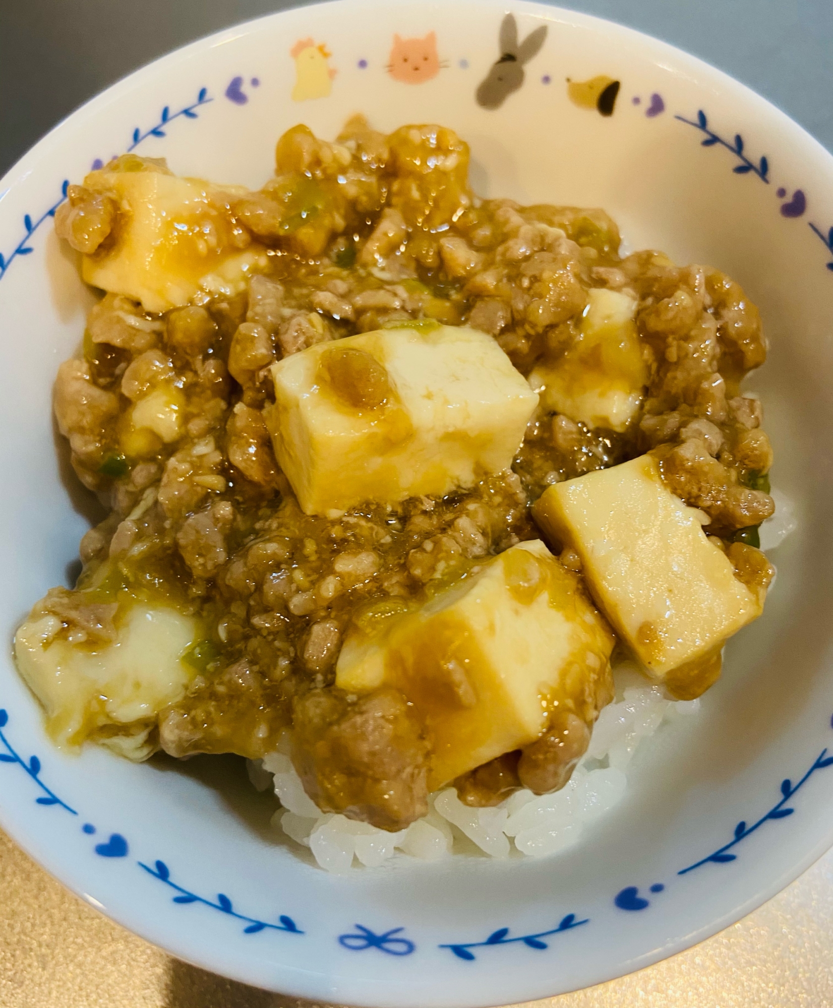 子供と食べる！味噌仕立ての麻婆豆腐