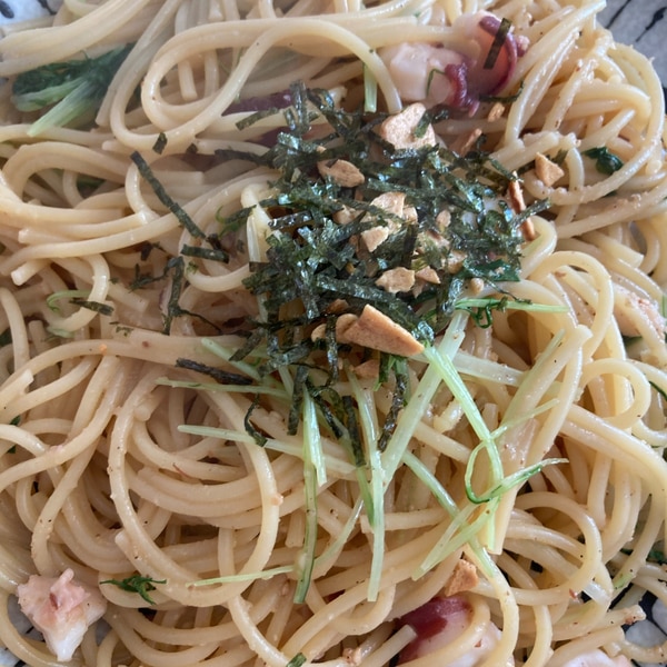 タコと水菜のパスタ レシピ 作り方 By ずぼらった 楽天レシピ タコと水菜のパスタ レシピ 作り方 By ずぼらった 楽天レシピ