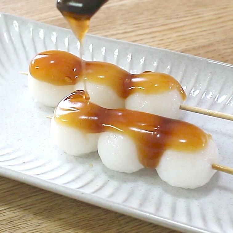 【2で覚える】ごはんで作るおだんご/タレはレンジで