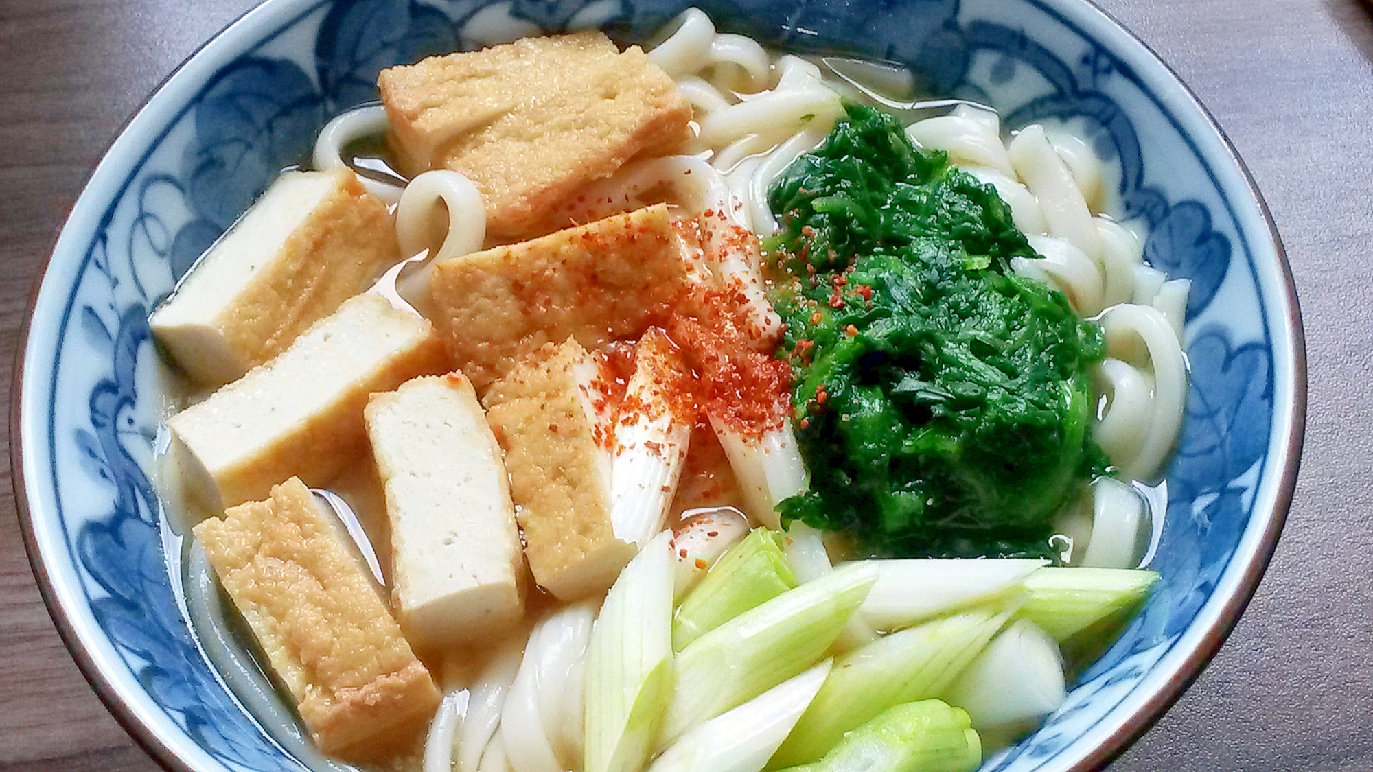 味噌汁活用(^^♪味噌煮込みうどん