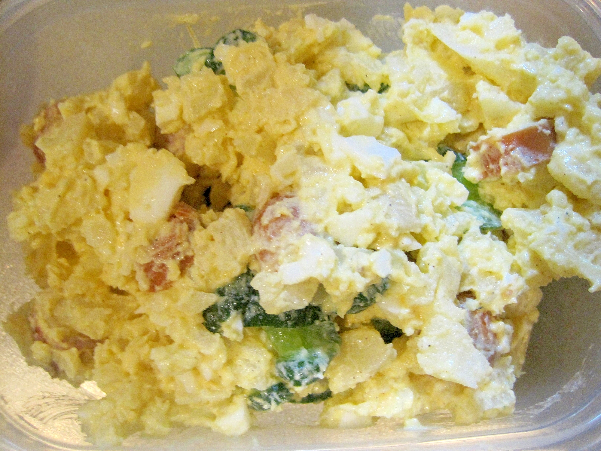 きゅうりの漬物とウインナーのポテトサラダ