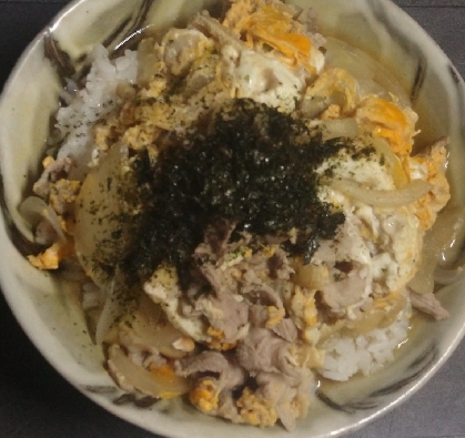 簡単♫豚肉で他人丼