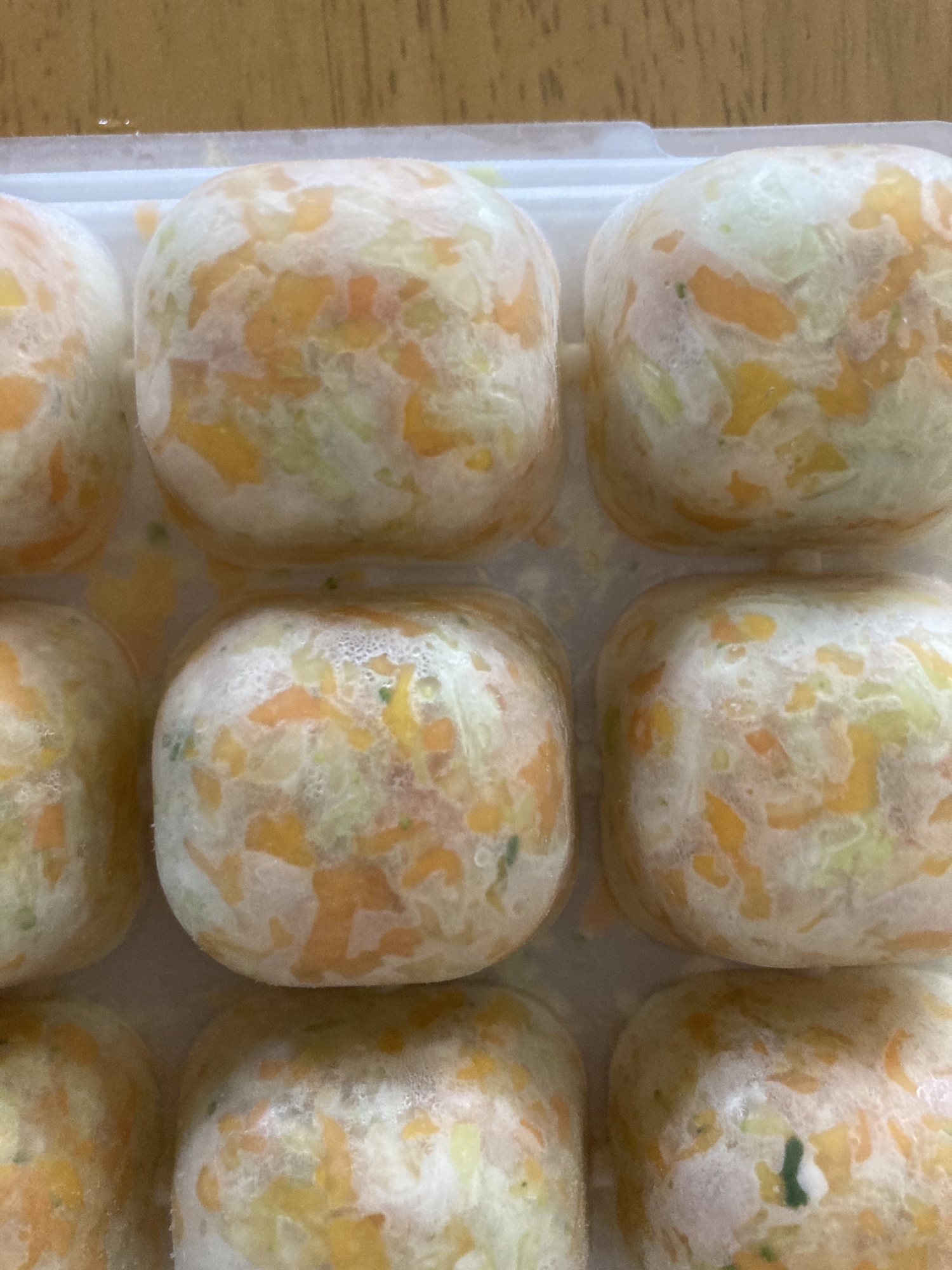 冷凍離乳食 にんじんキャベツ レシピ 作り方 By おきぬ 楽天レシピ