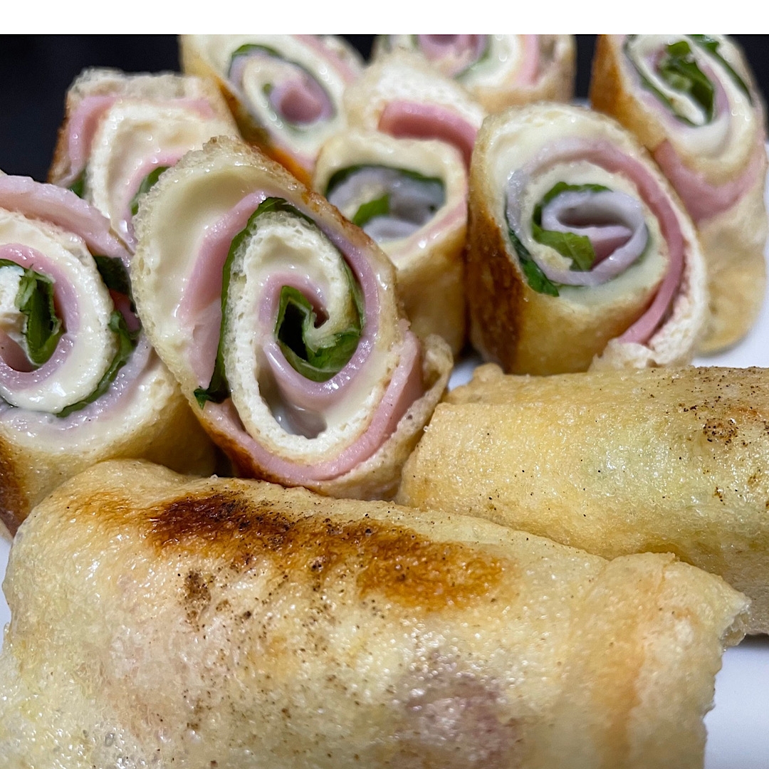 味付けは塩コショウだけ!簡単油揚げ巻き