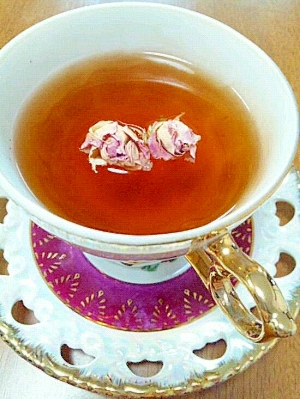 優雅な花粉症対策☆薔薇甜茶♪