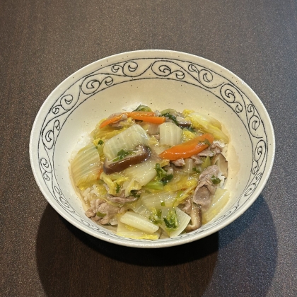 豚肉と野菜の中華丼