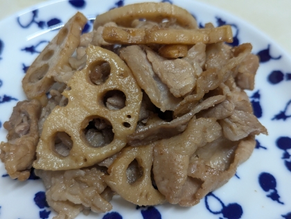 ごま香る♡超特急メイン♡れんこんと豚肉の甘酢炒め