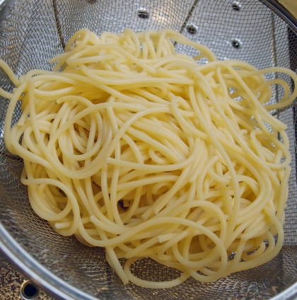 美味しく茹でるスパゲティー（パスタ）