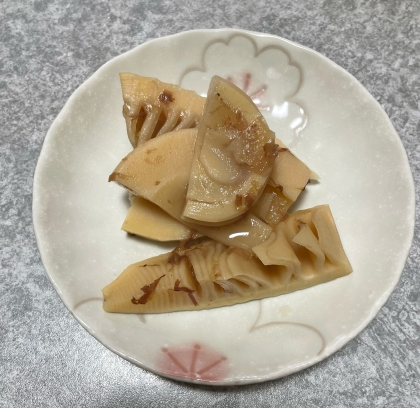 圧力鍋でたけのこと油揚げの煮物