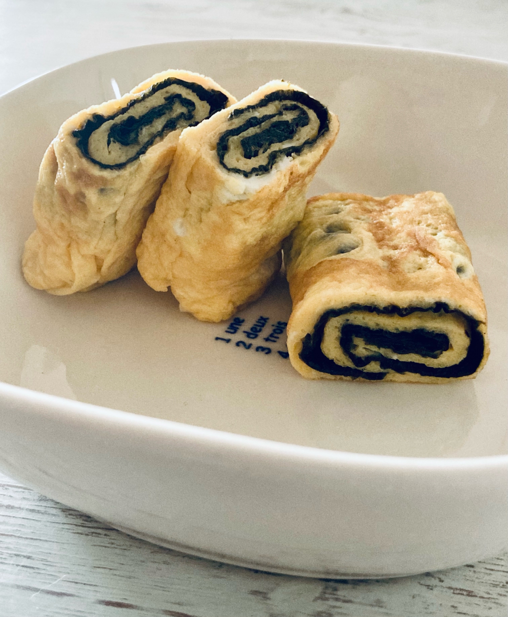 ＊ぐるぐるのりのたまご焼き＊