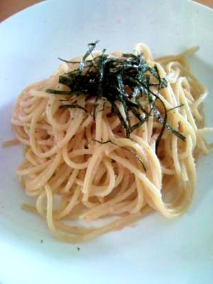 ボールで作る☆たらこスパゲッティ♪