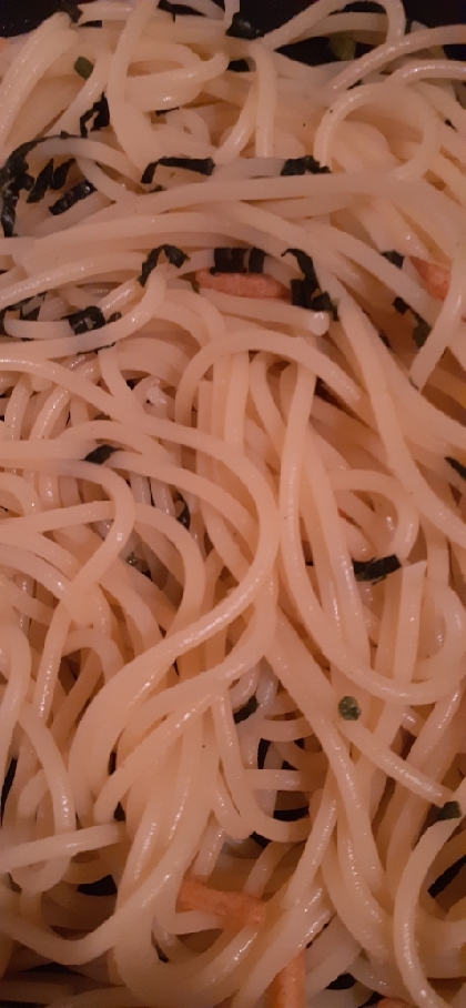 梅酢お茶漬けパスタ