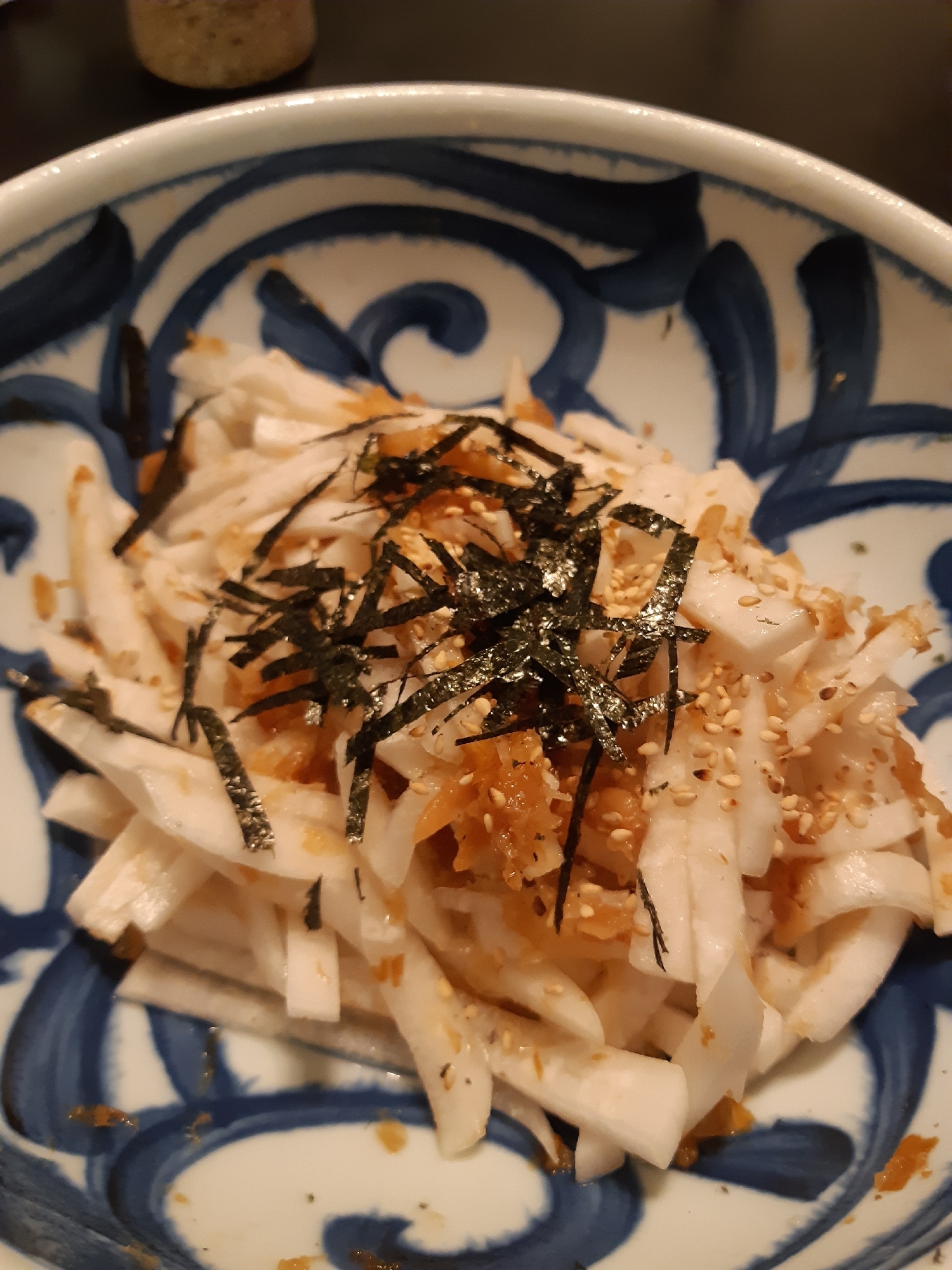 梅肉と大根のサラダ