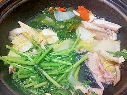 鰤と　生わかめの　鍋（2025年早春の鍋②）