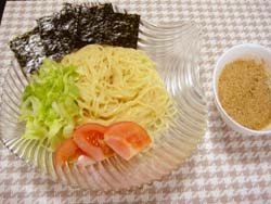 冷やし中華で！ざるラーメン